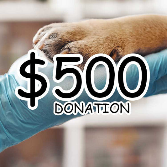 $500 Hand in Paw Donation
