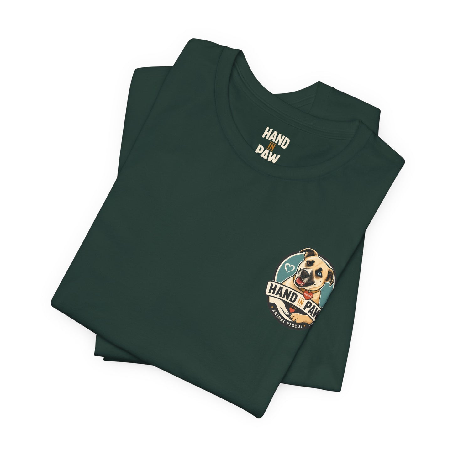 Hand in Paw Rescue Logo T-Shirt