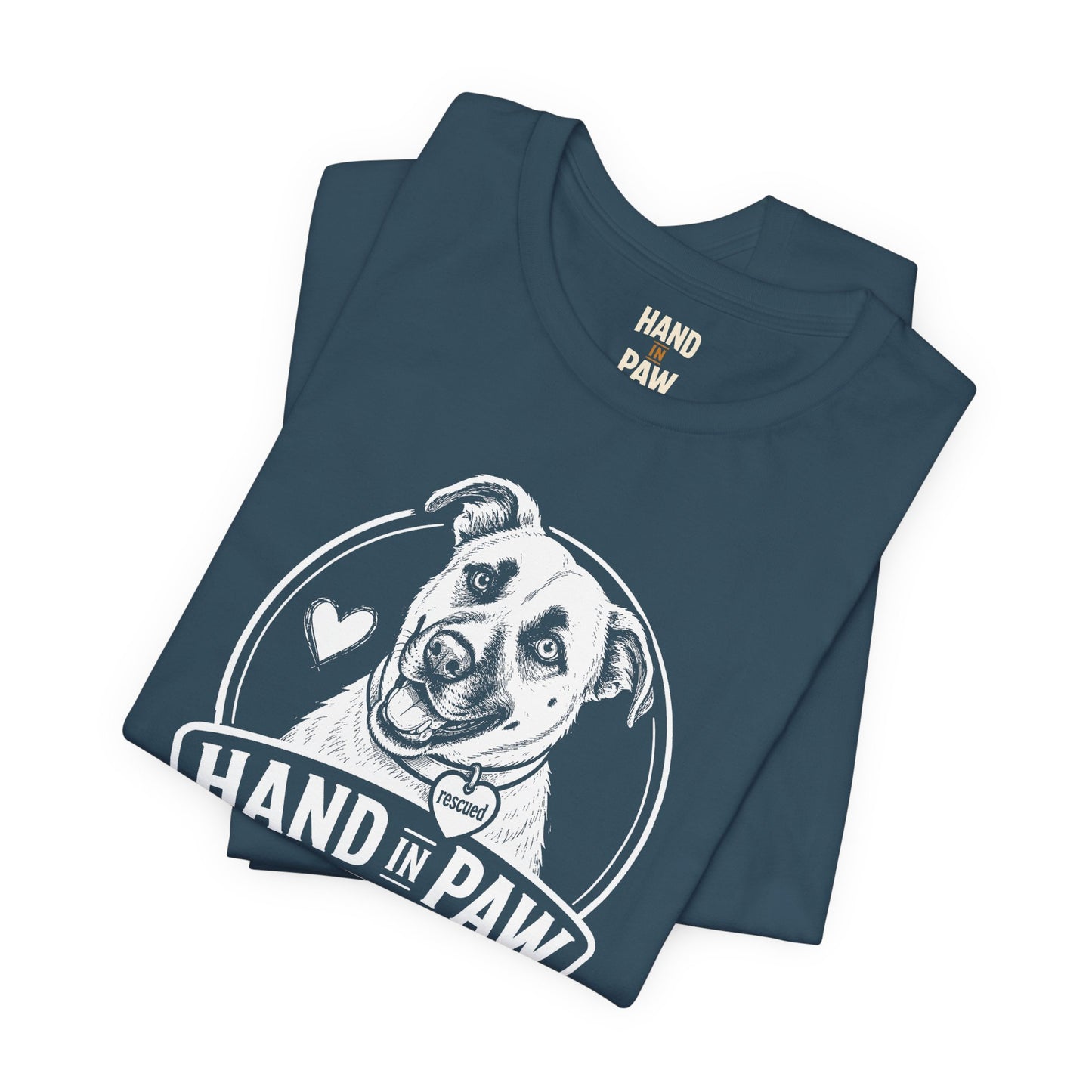 Hand in Paw Rescue Logo T-Shirt