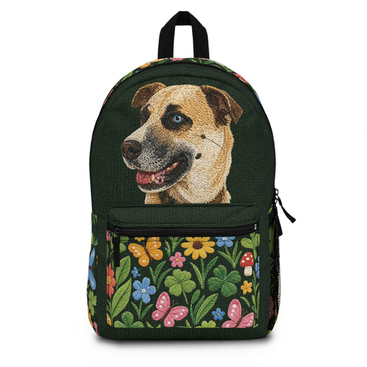 Hand in Paw Dog Pattern Backpack & Travel Bag