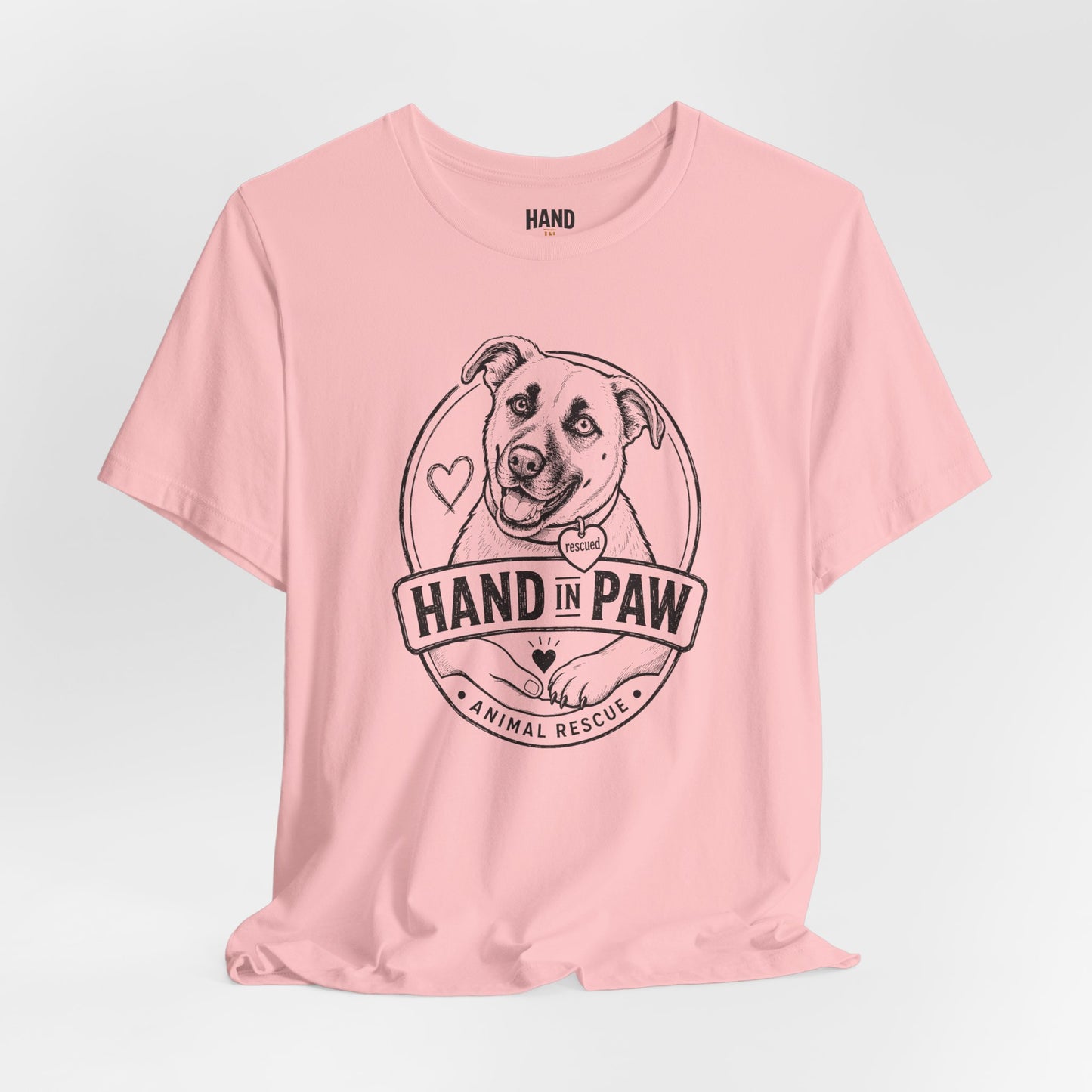 Hand in Paw Rescue Logo T-Shirt