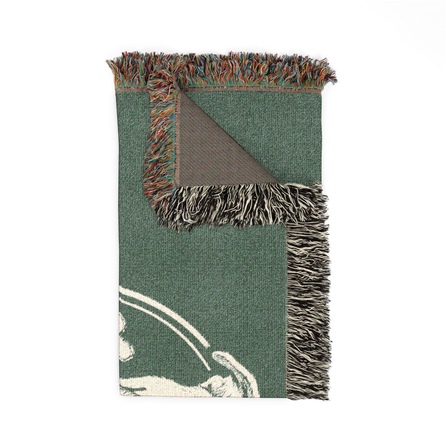 Hand in Paw Logo Woven Green Blanket
