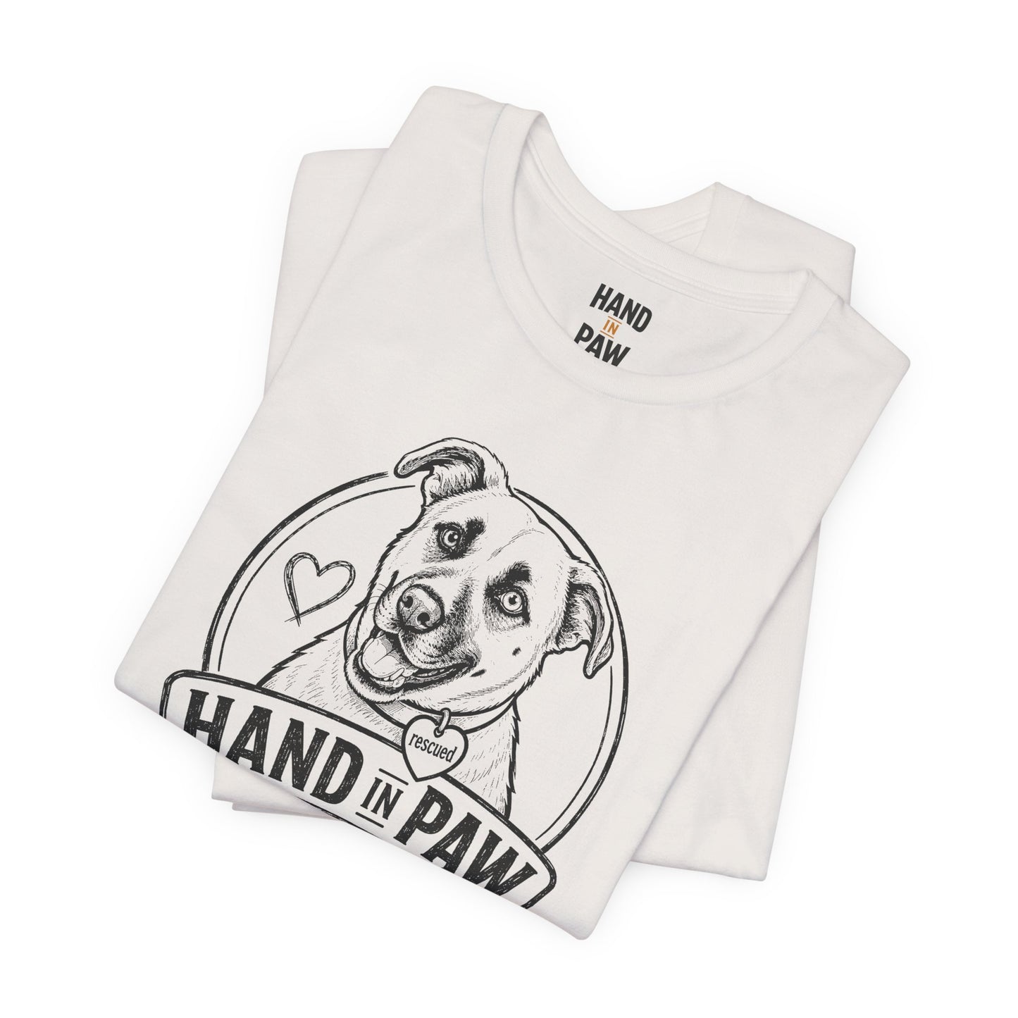 Hand in Paw Rescue Logo T-Shirt