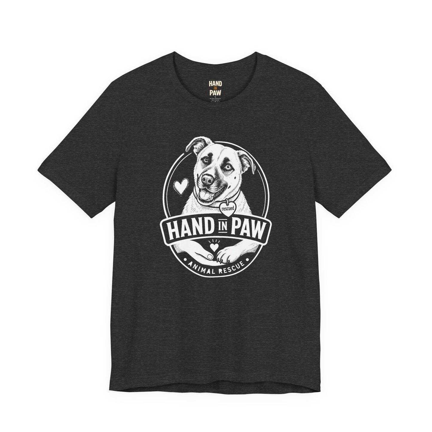 Hand in Paw Rescue Logo T-Shirt