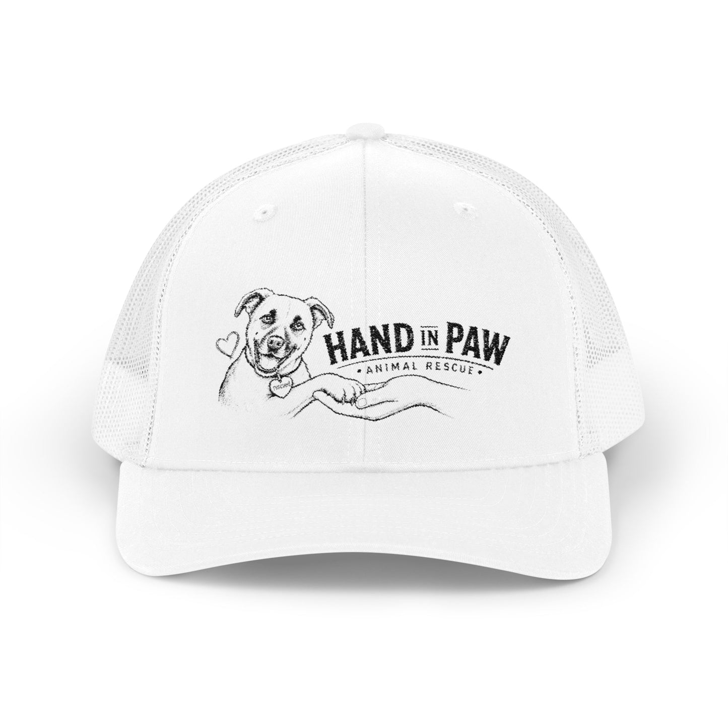Hand in Paw - Embroidered Snapback Trucker Cap