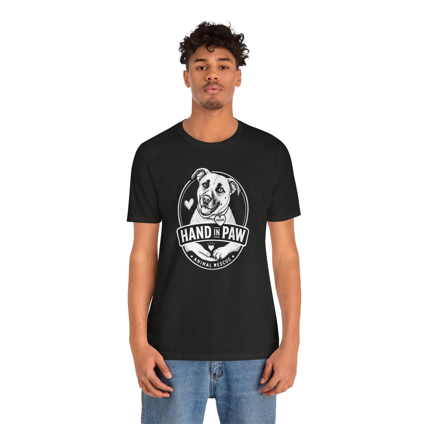 Hand in Paw Rescue Logo T-Shirt