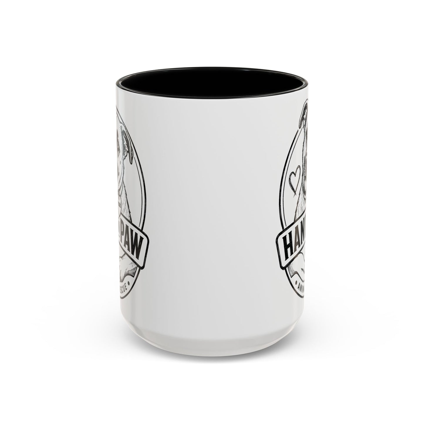Hand in Paw Logo Mug