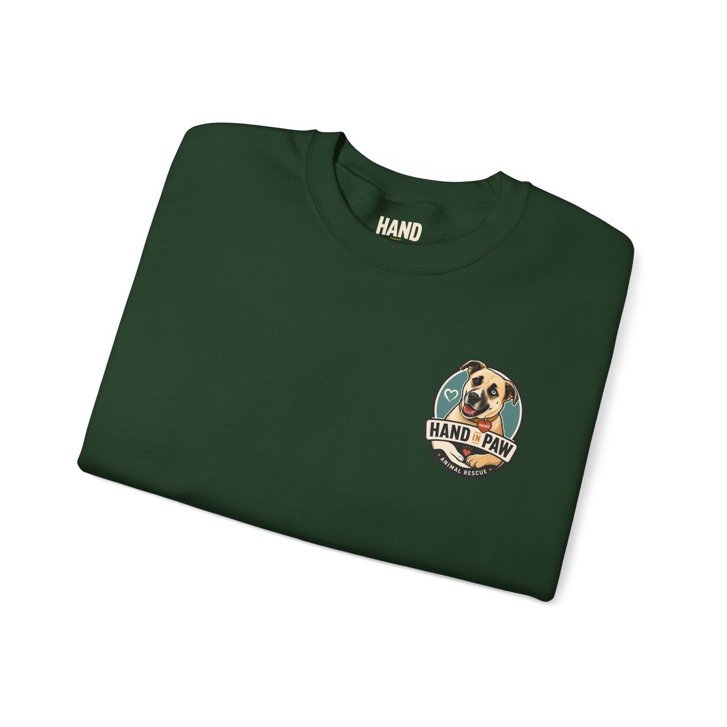 Hand in Paw Rescue Crewneck Sweatshirt