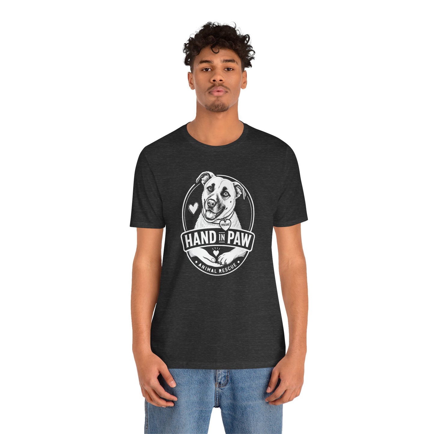Hand in Paw Rescue Logo T-Shirt