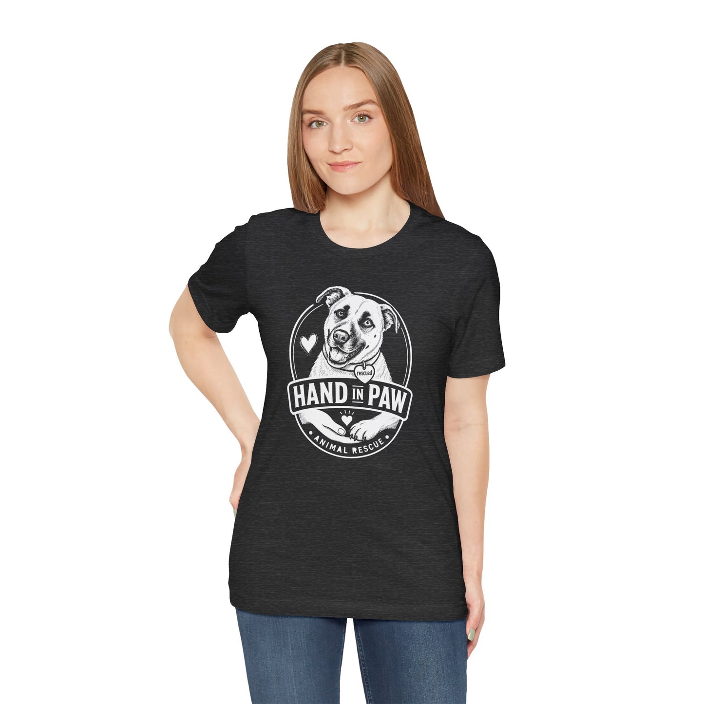Hand in Paw Rescue Logo T-Shirt