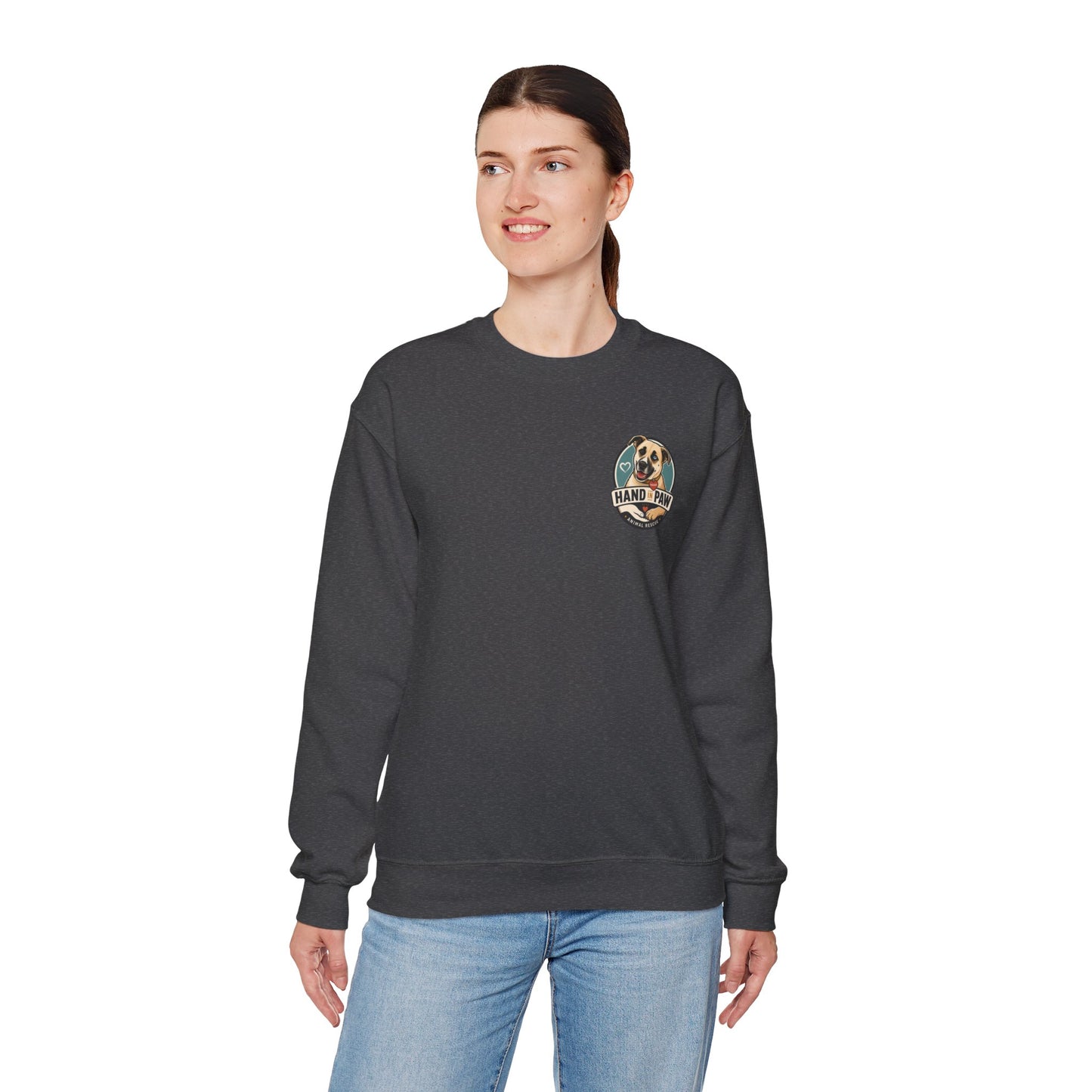 Hand in Paw Rescue Crewneck Sweatshirt