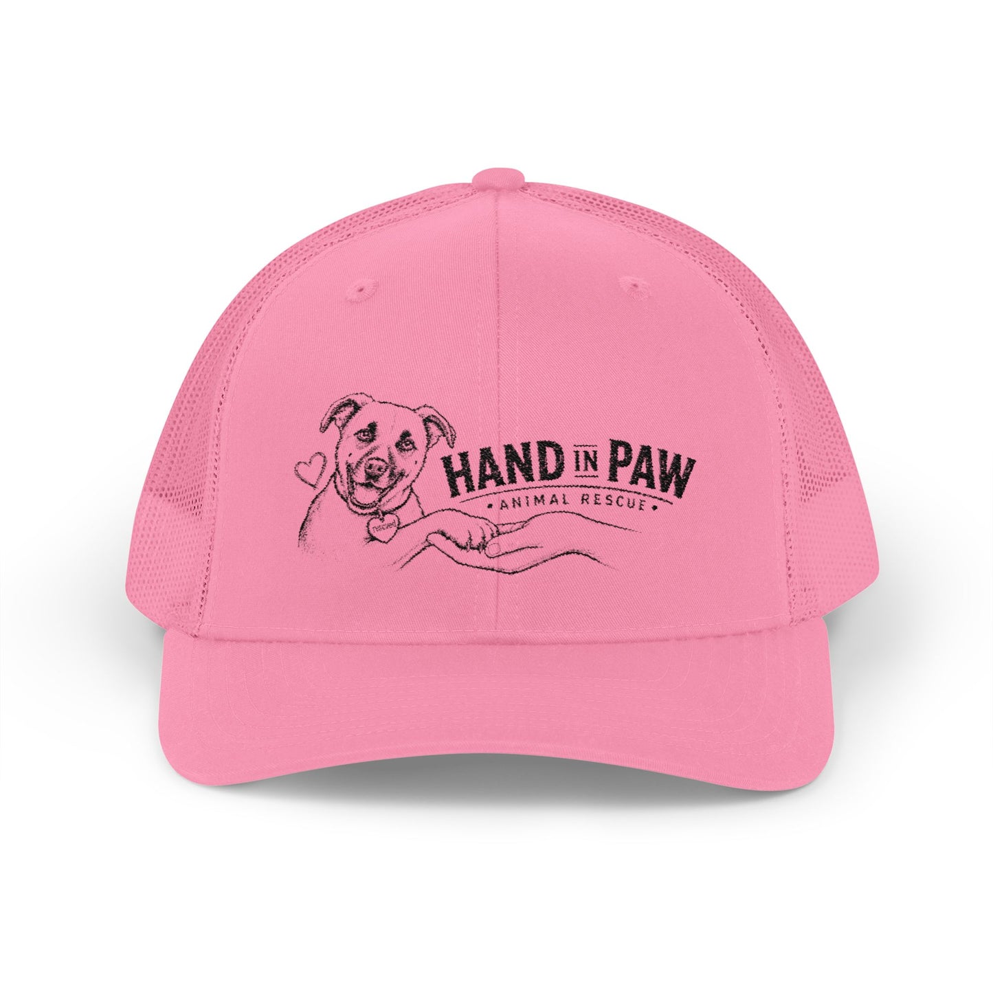 Hand in Paw - Embroidered Snapback Trucker Cap