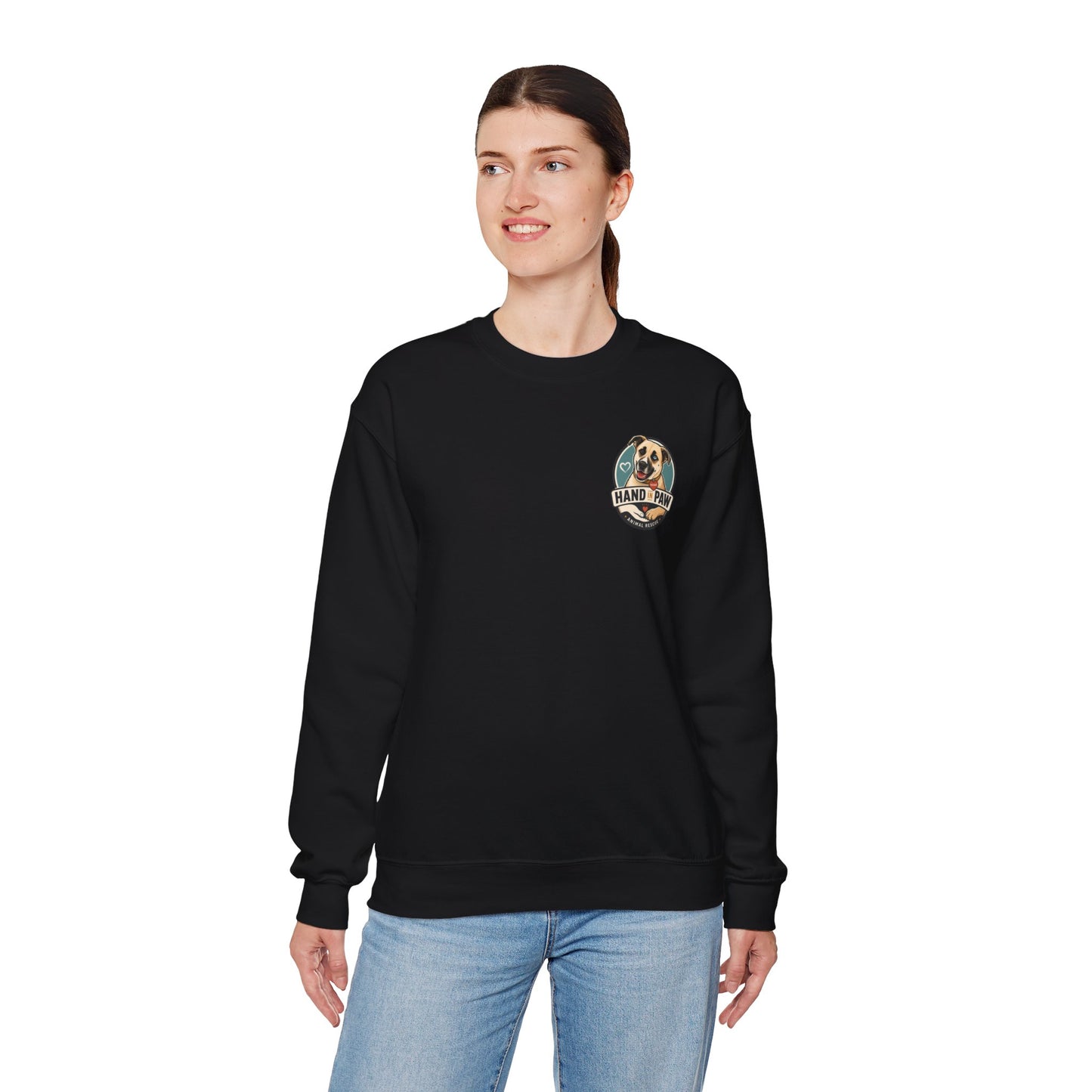 Hand in Paw Rescue Crewneck Sweatshirt