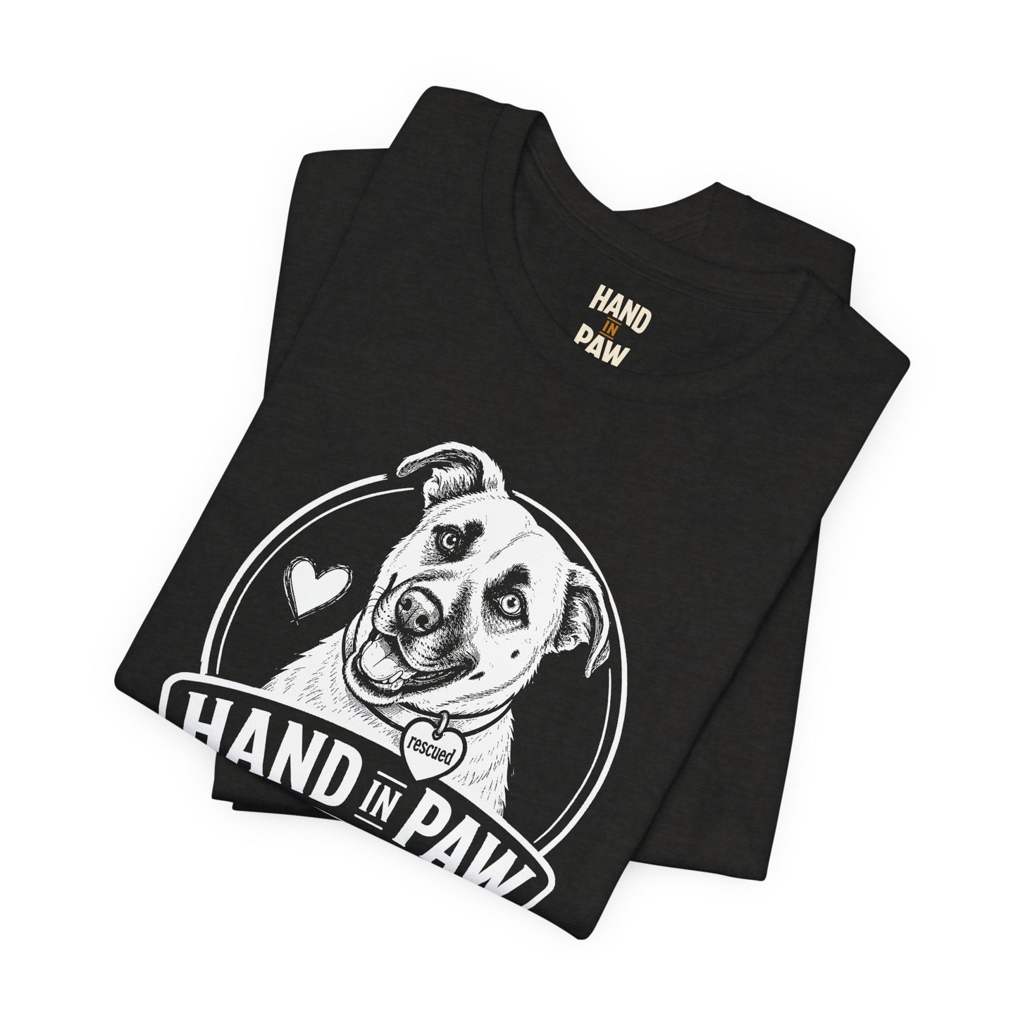 Hand in Paw Rescue Logo T-Shirt