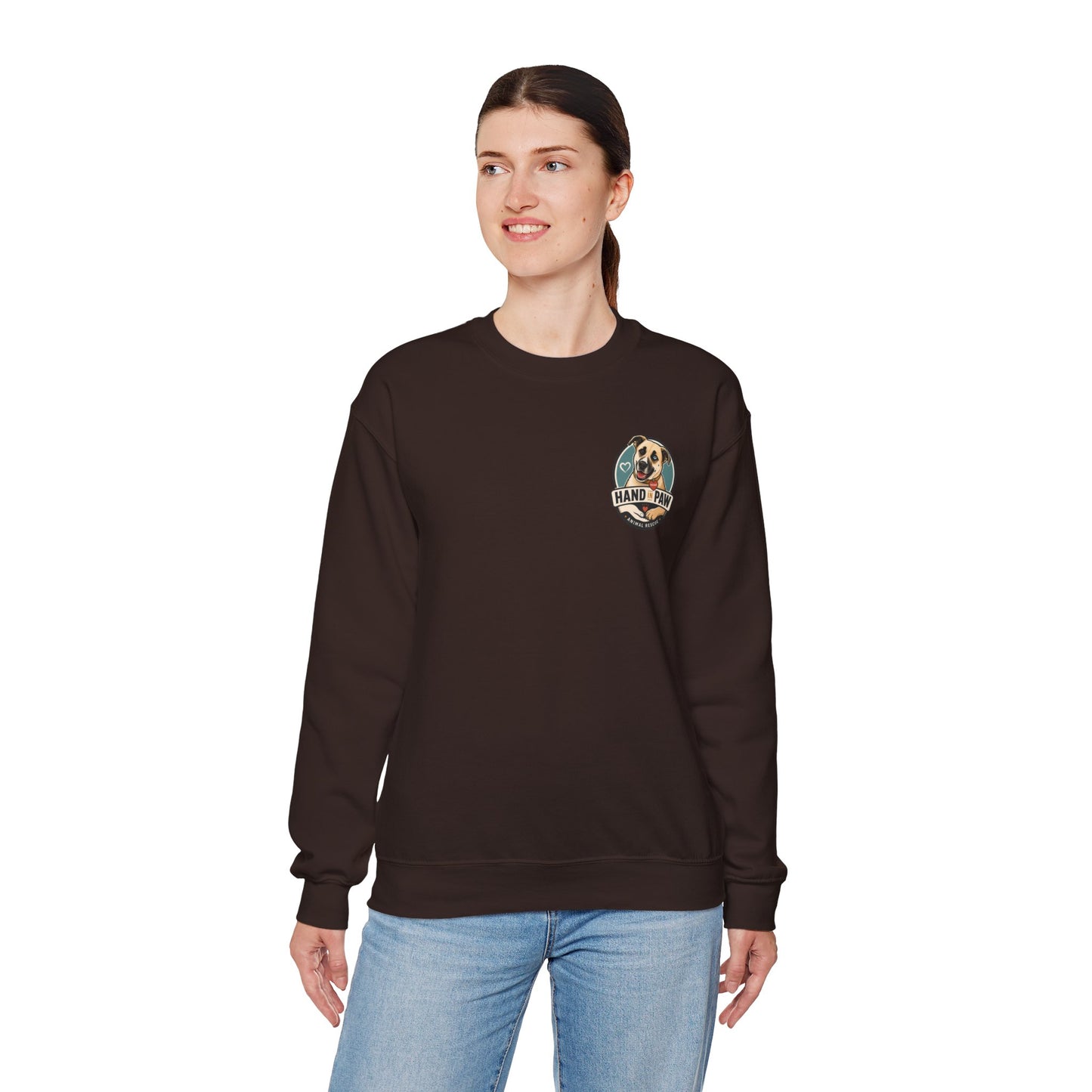 Hand in Paw Rescue Crewneck Sweatshirt