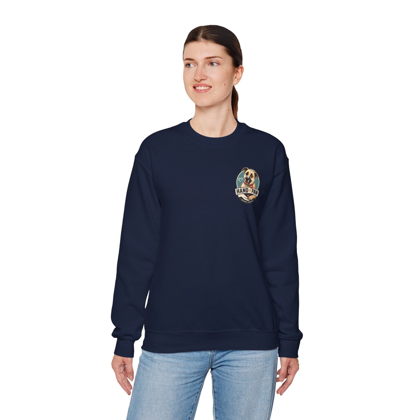 Hand in Paw Rescue Crewneck Sweatshirt