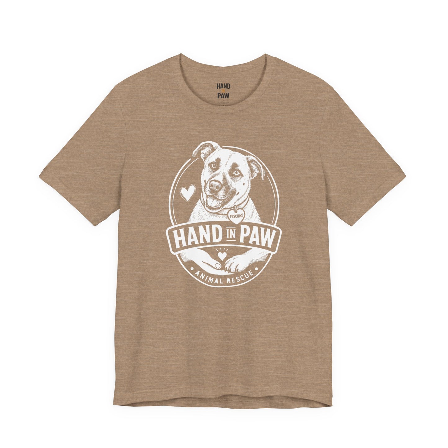 Hand in Paw Rescue Logo T-Shirt