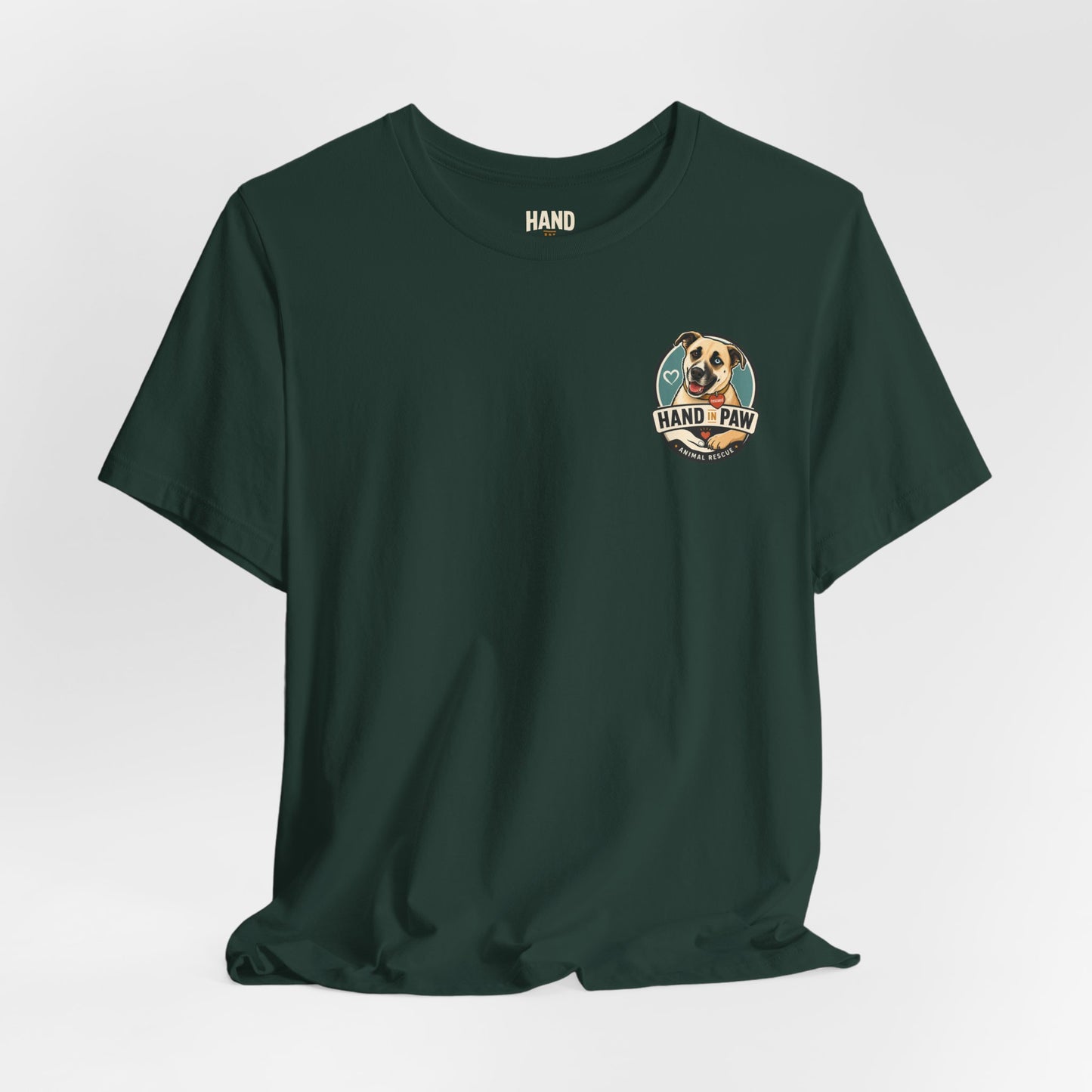 Hand in Paw Rescue Logo T-Shirt