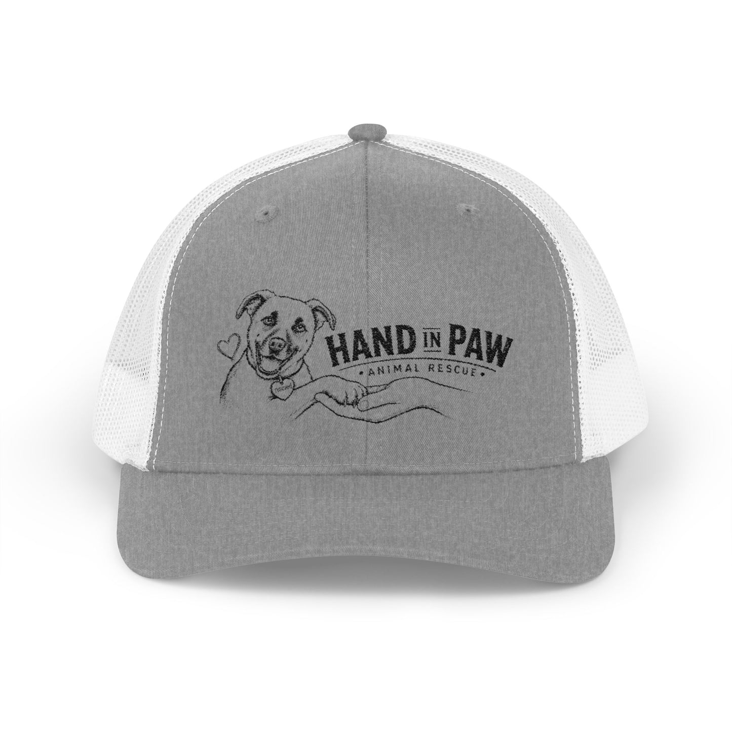 Hand in Paw - Embroidered Snapback Trucker Cap