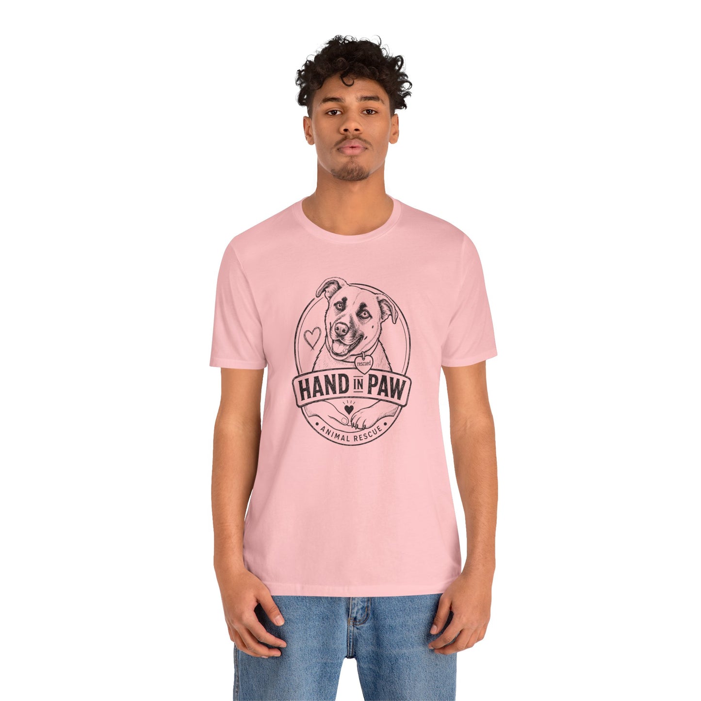 Hand in Paw Rescue Logo T-Shirt