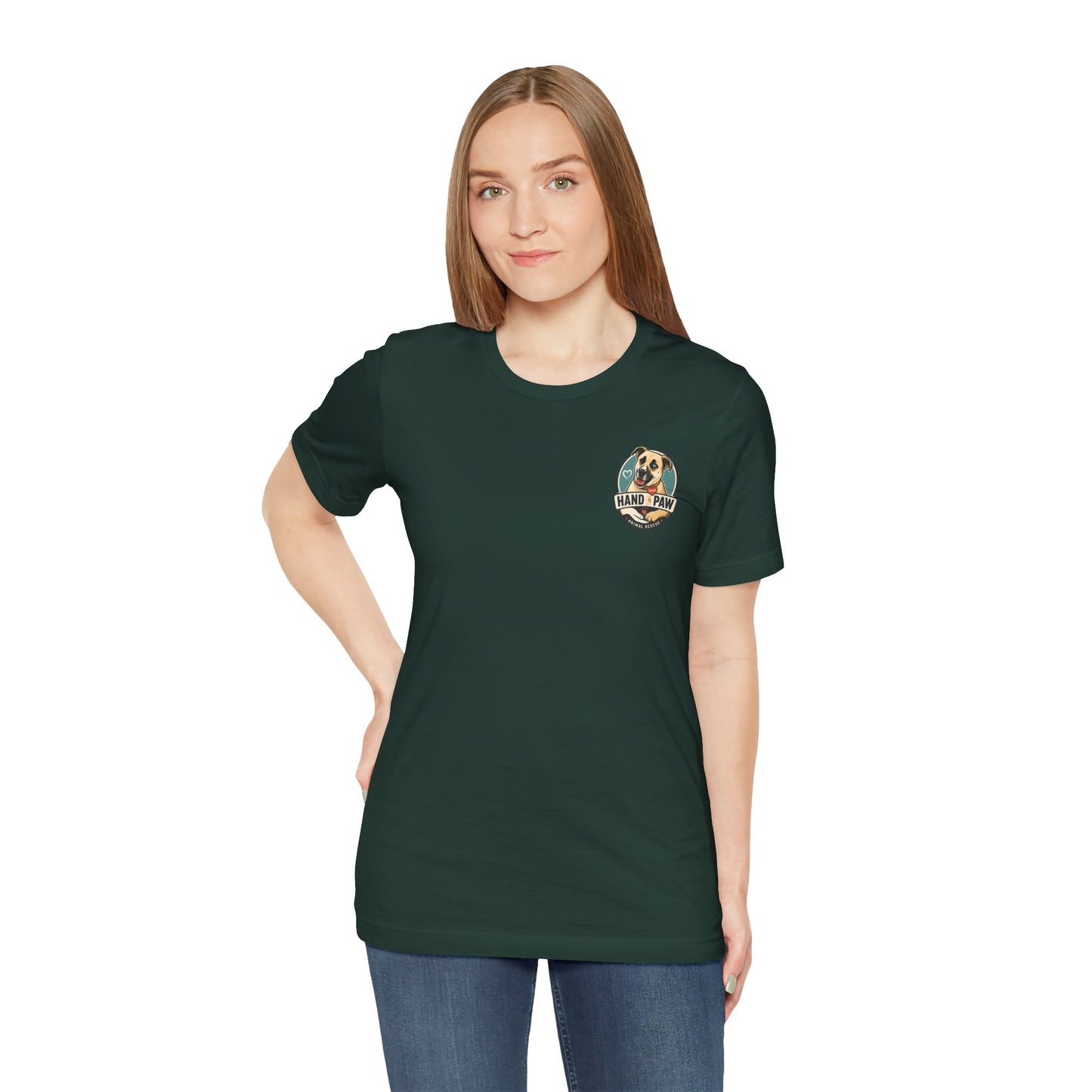 Hand in Paw Rescue Logo T-Shirt