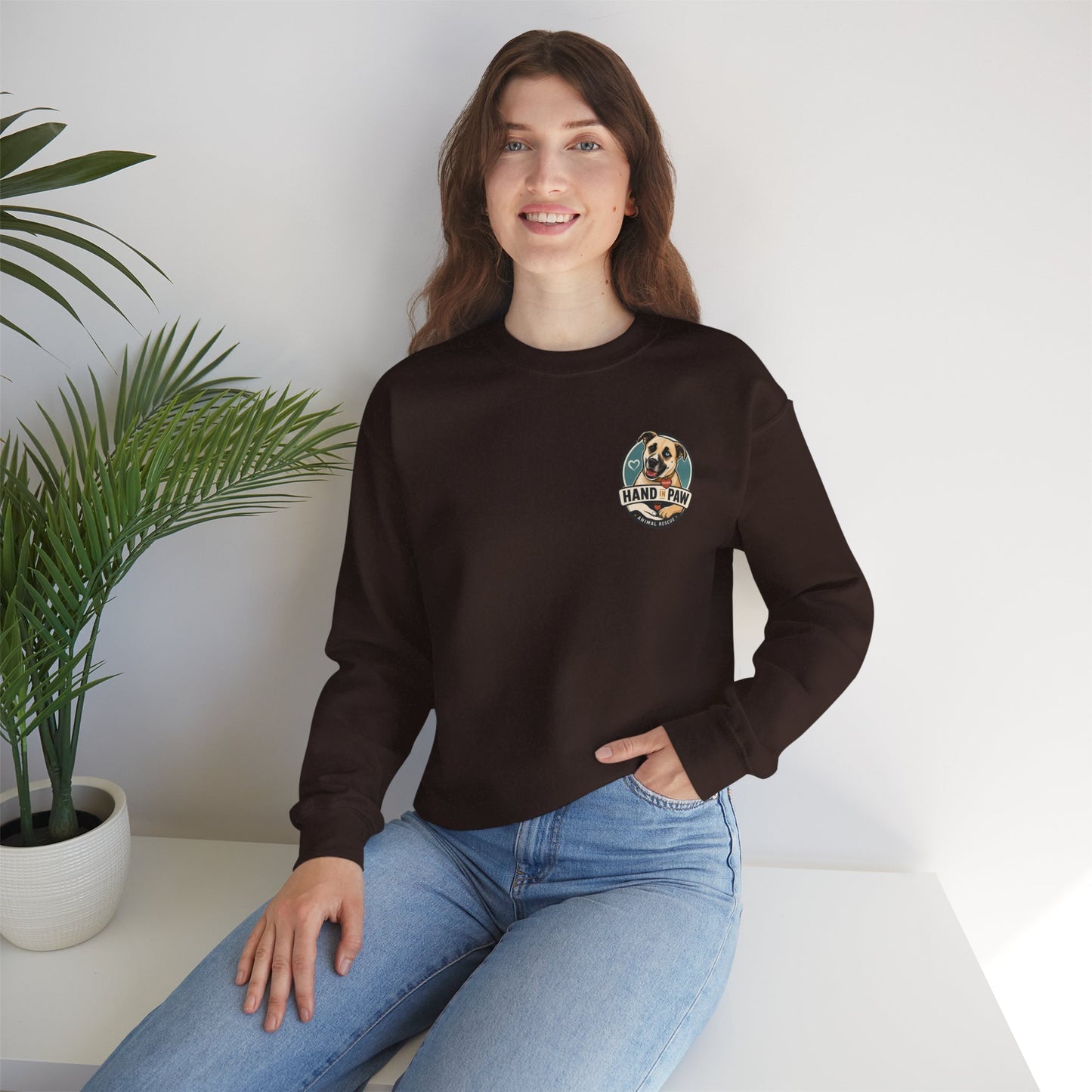 Hand in Paw Rescue Crewneck Sweatshirt