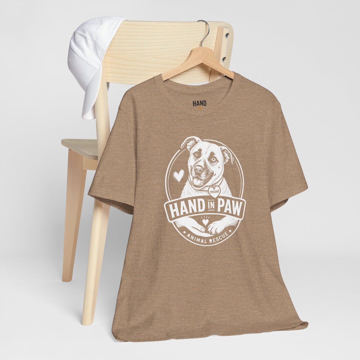 Hand in Paw Rescue Logo T-Shirt