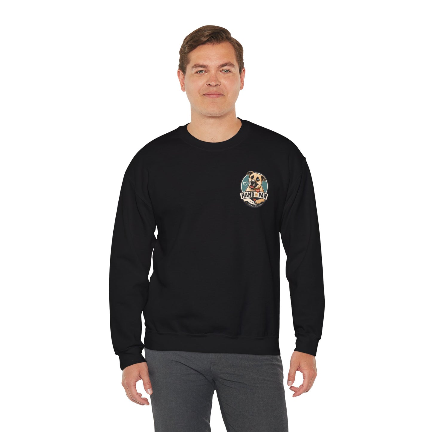 Hand in Paw Rescue Crewneck Sweatshirt