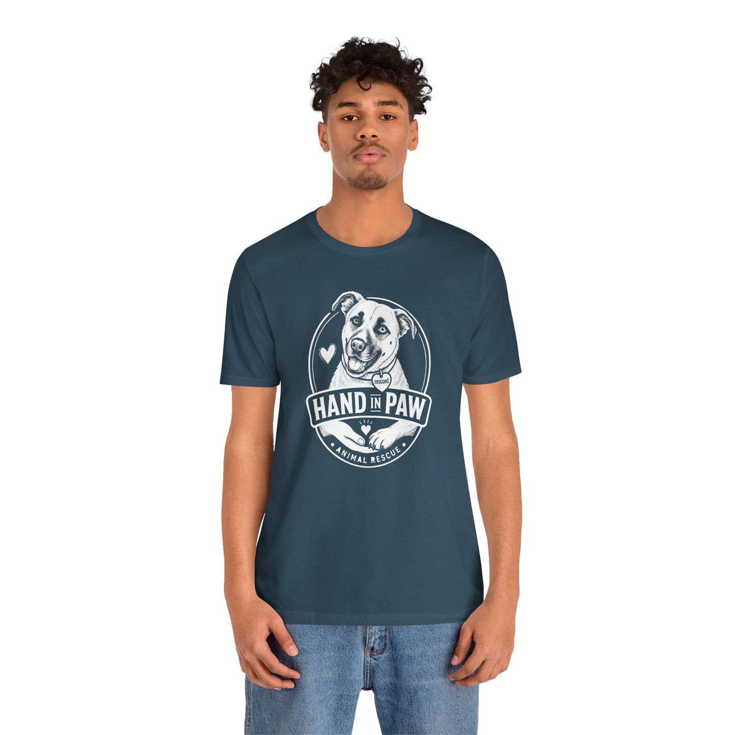 Hand in Paw Rescue Logo T-Shirt