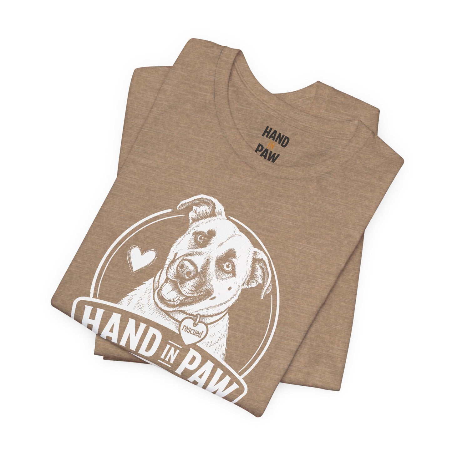 Hand in Paw Rescue Logo T-Shirt