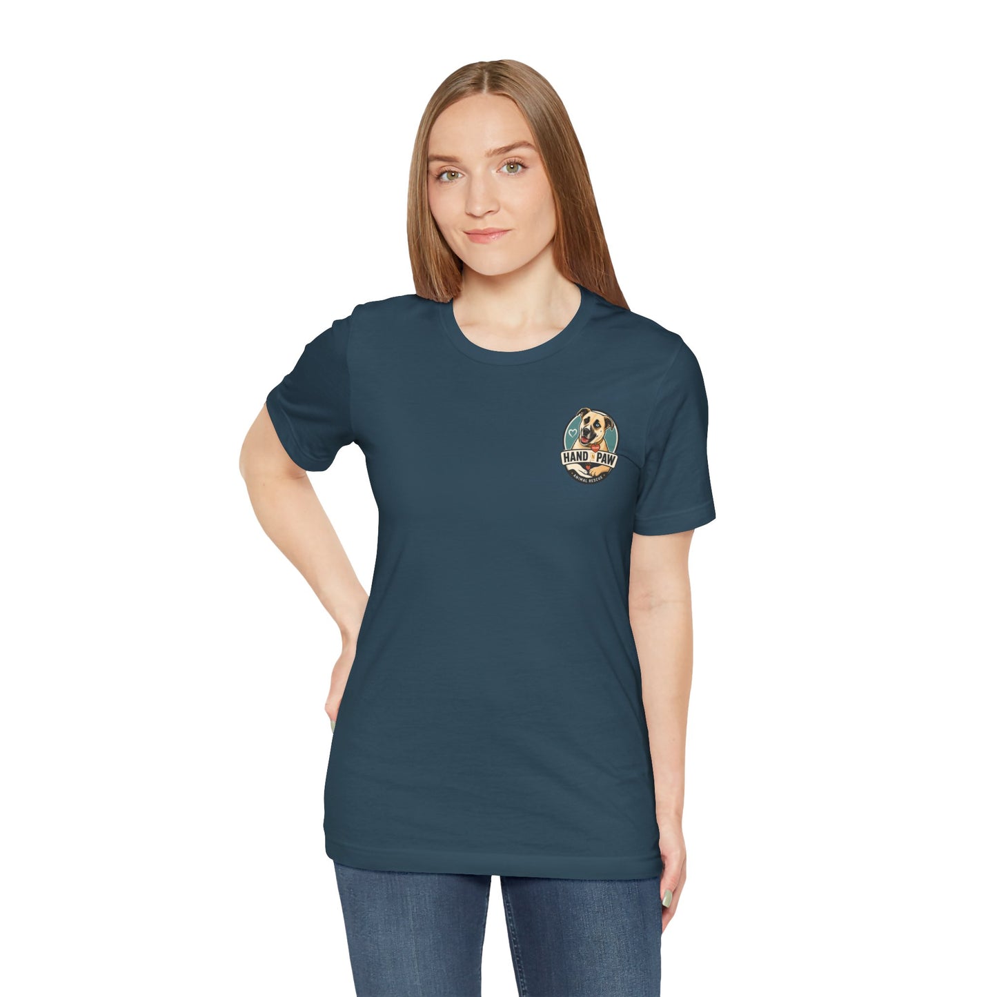 Hand in Paw Rescue Logo T-Shirt