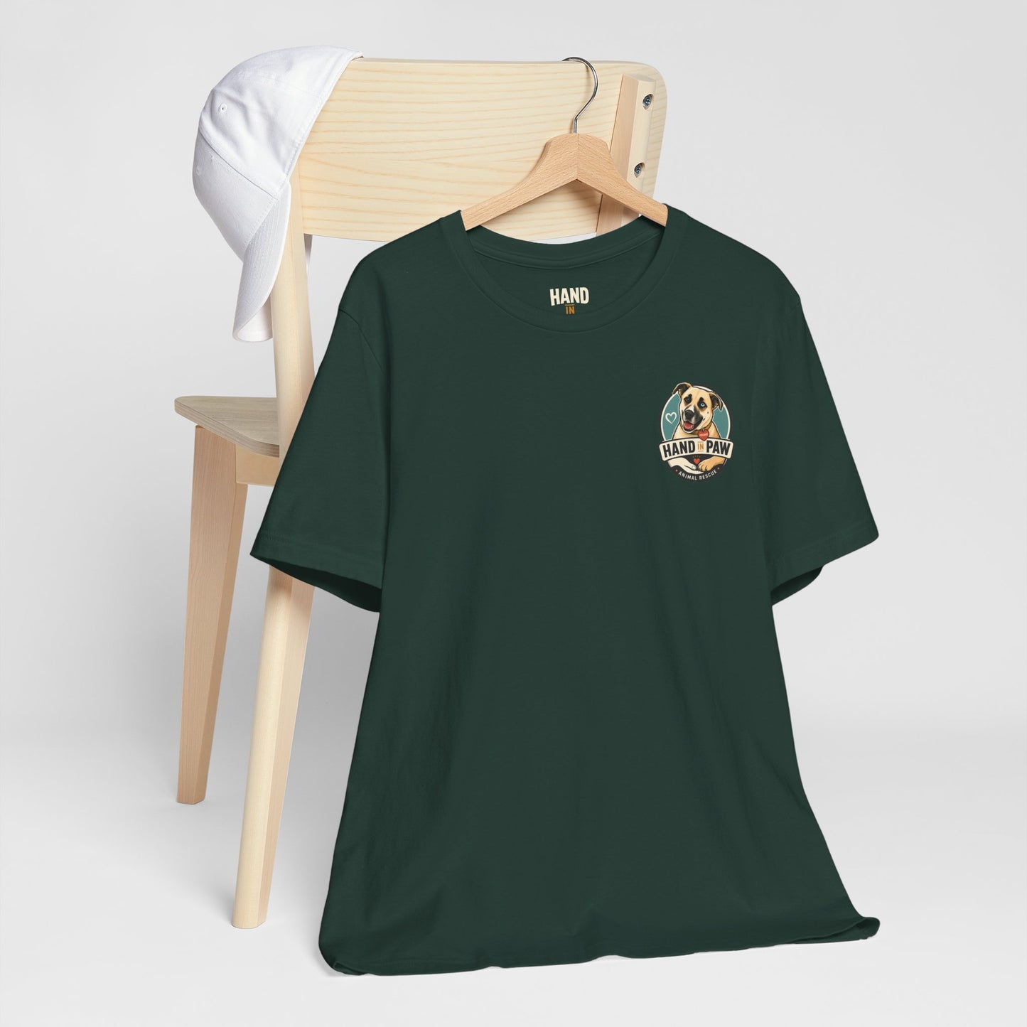 Hand in Paw Rescue Logo T-Shirt