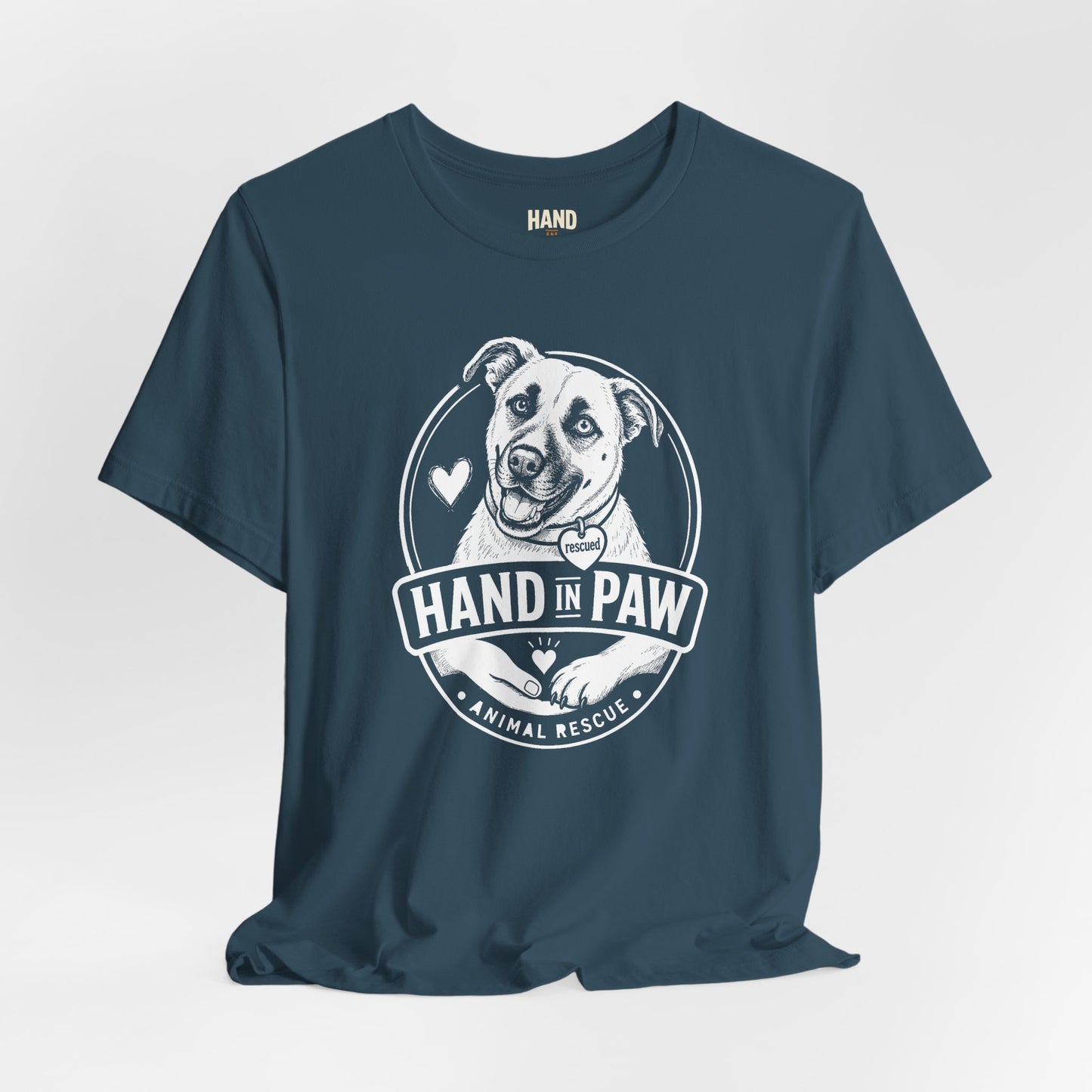 Hand in Paw Rescue Logo T-Shirt