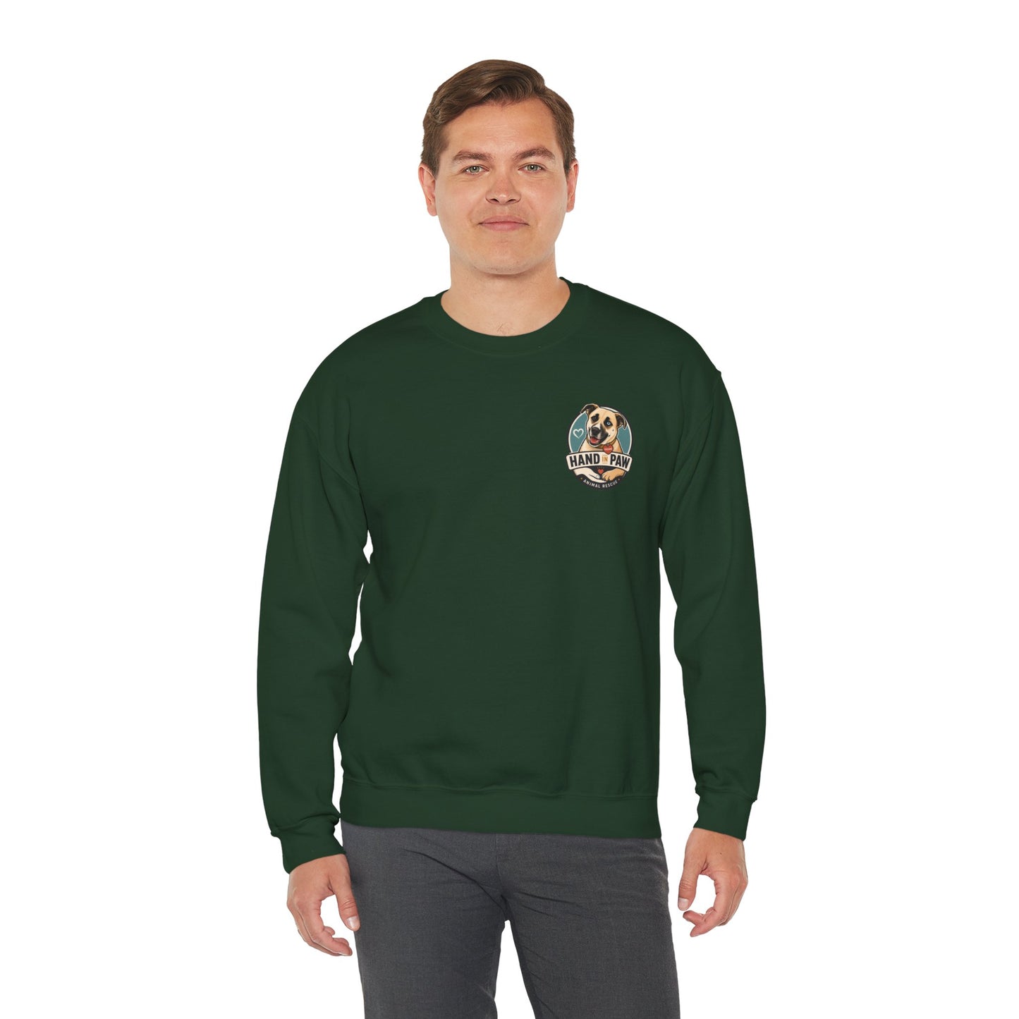 Hand in Paw Rescue Crewneck Sweatshirt