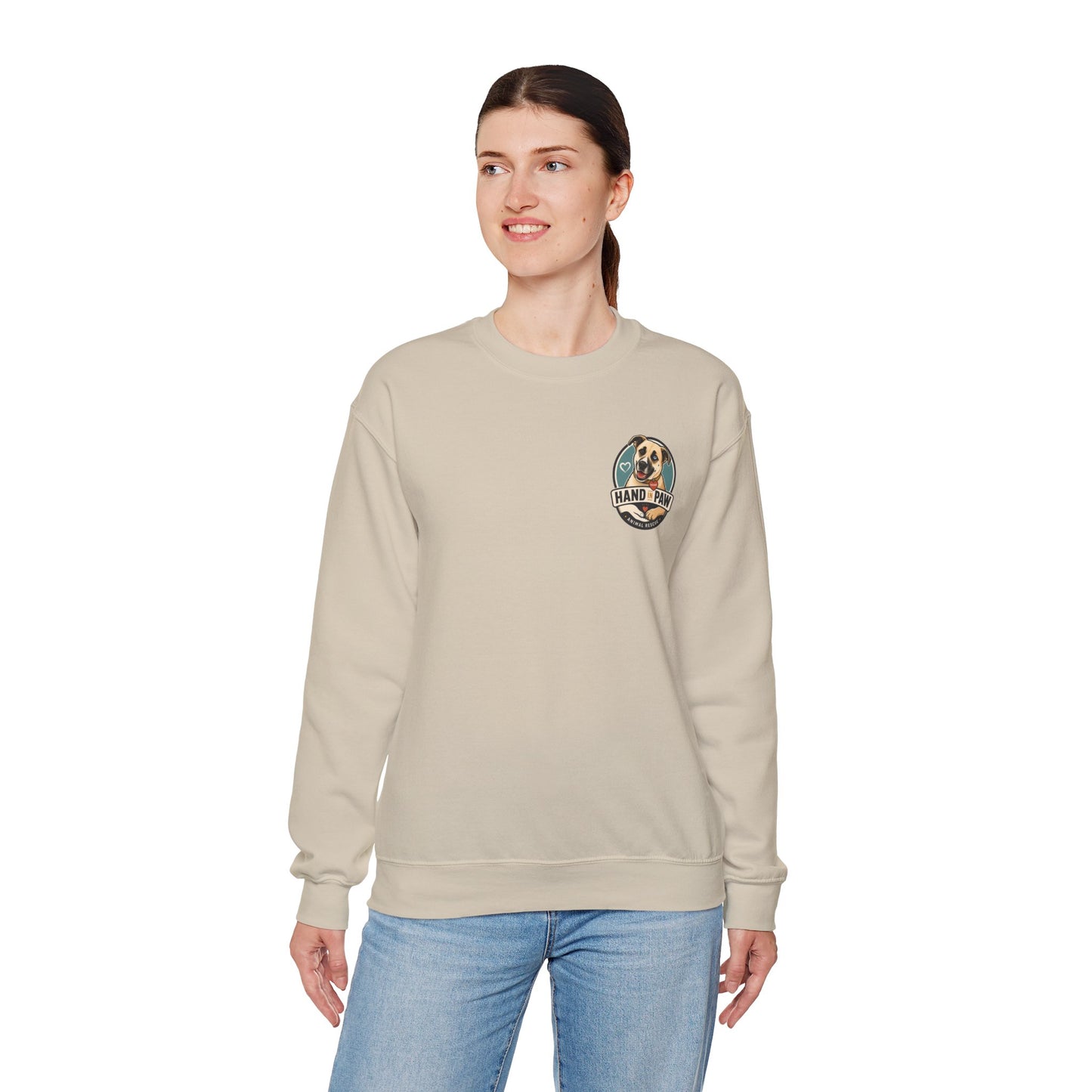 Hand in Paw Rescue Crewneck Sweatshirt