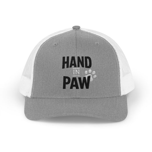 Hand in Paw Snapback Trucker Cap