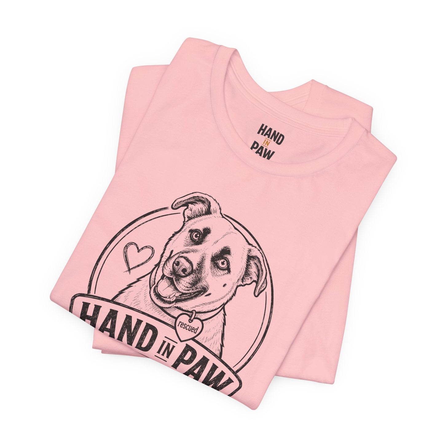 Hand in Paw Rescue Logo T-Shirt