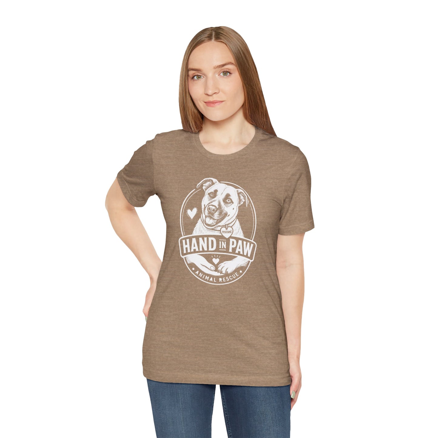Hand in Paw Rescue Logo T-Shirt