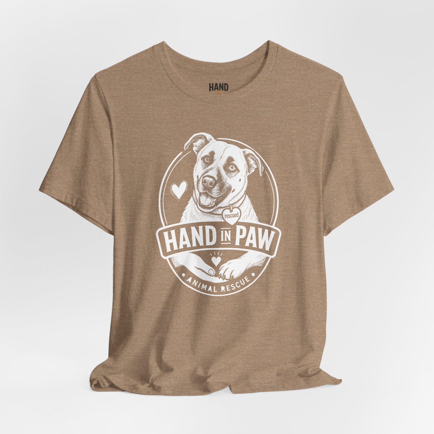 Hand in Paw Rescue Logo T-Shirt