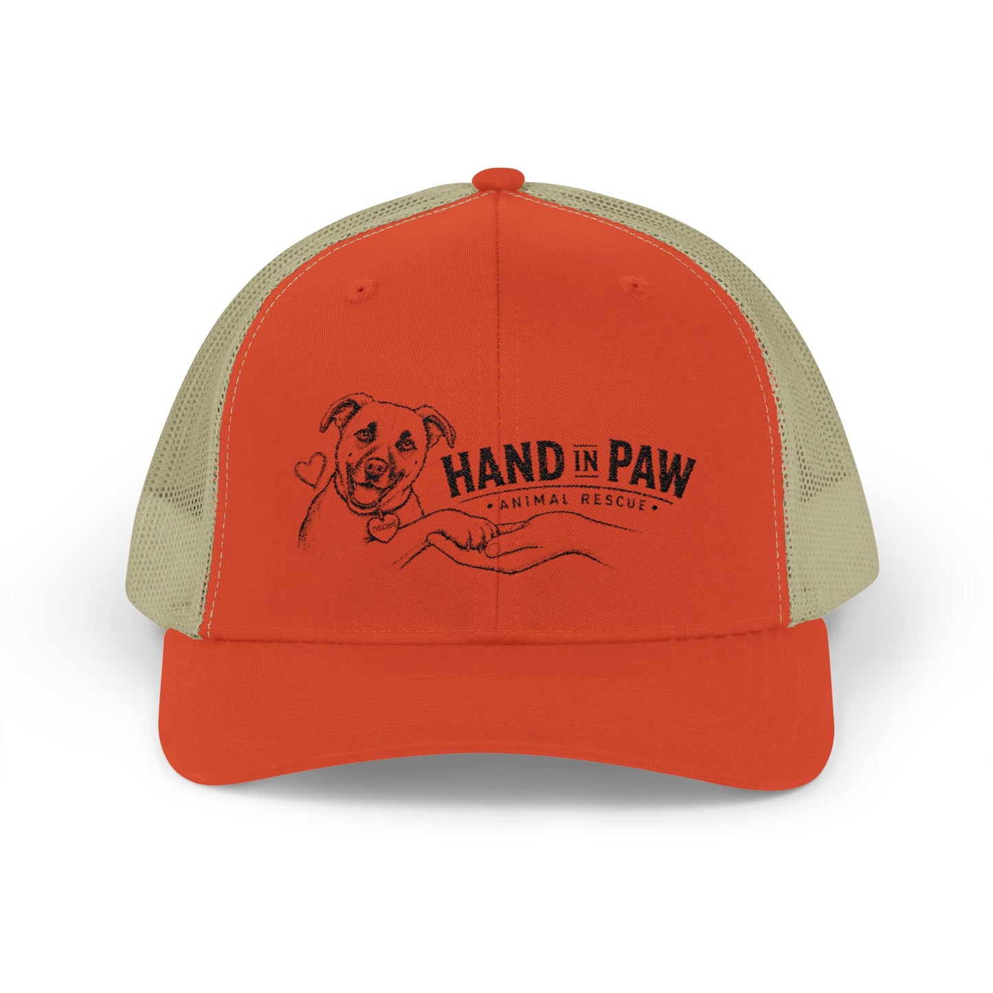 Hand in Paw - Embroidered Snapback Trucker Cap