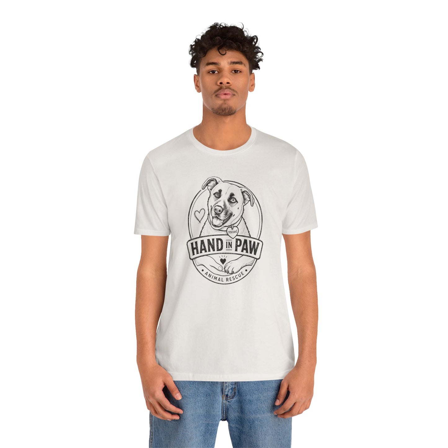 Hand in Paw Rescue Logo T-Shirt