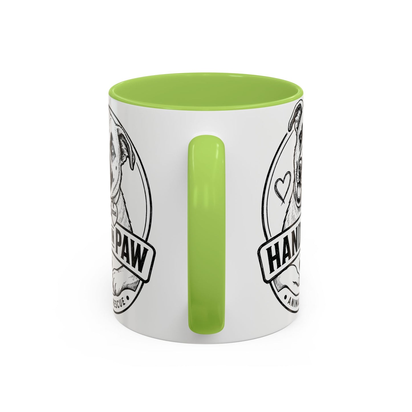 Hand in Paw Logo Mug