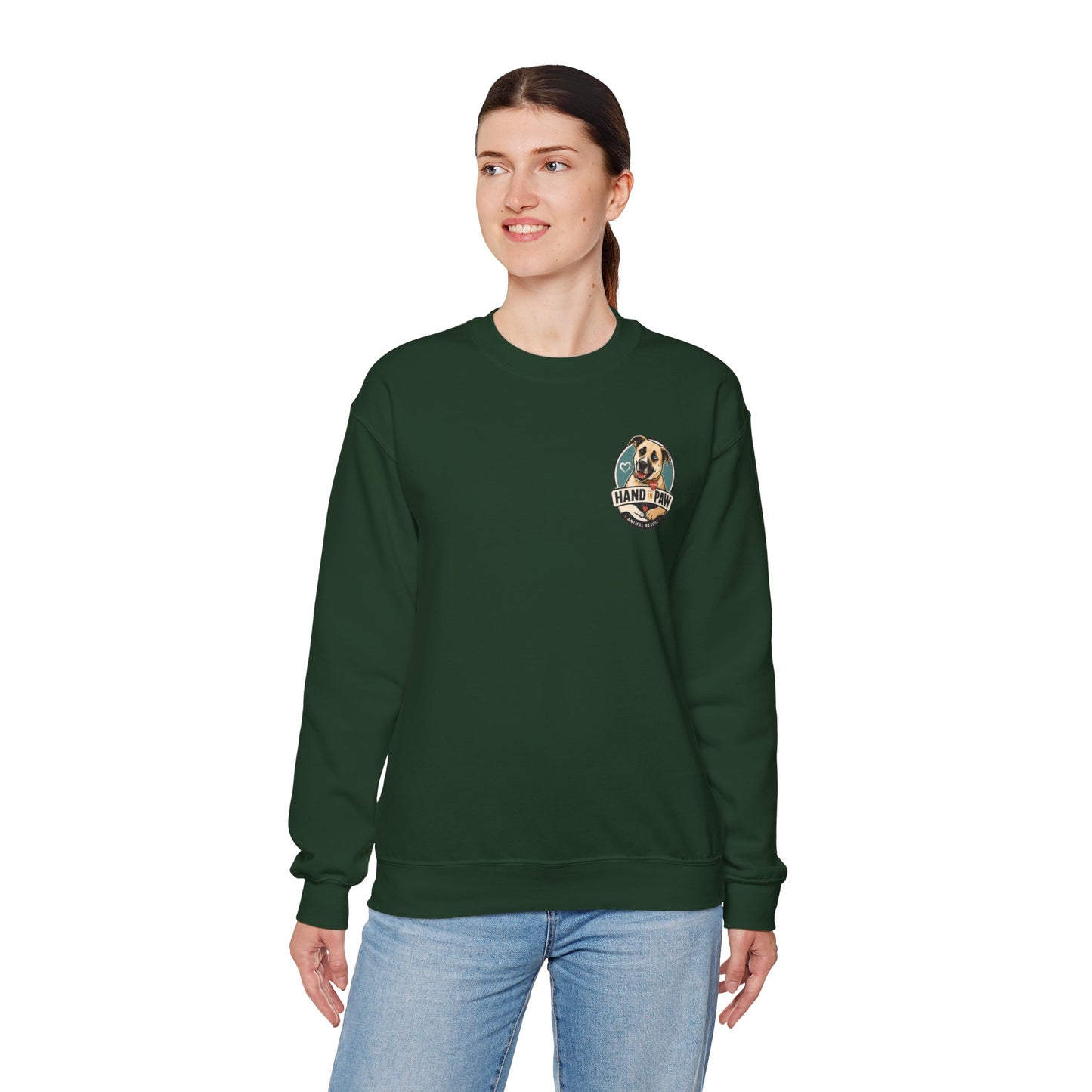 Hand in Paw Rescue Crewneck Sweatshirt