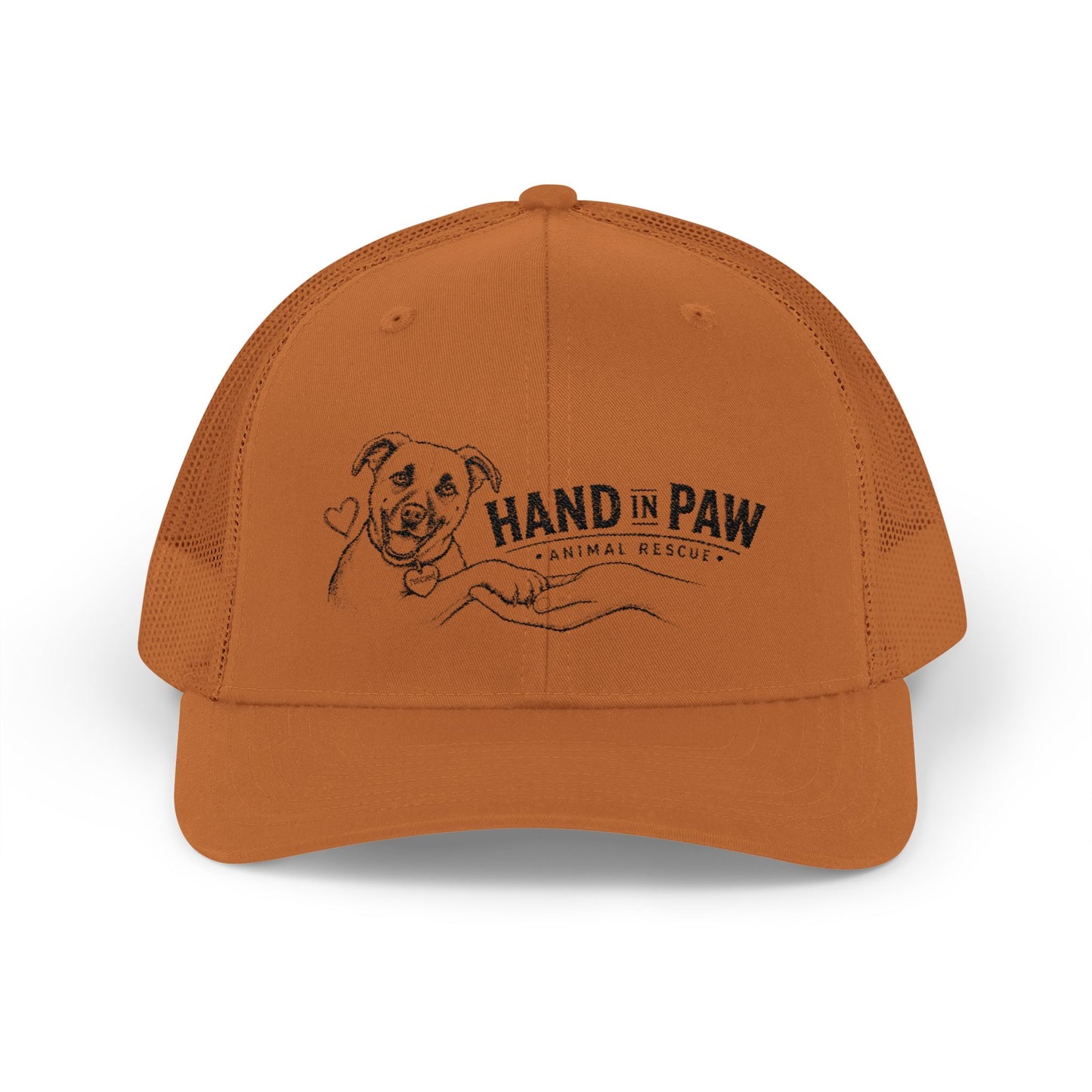 Hand in Paw - Embroidered Snapback Trucker Cap