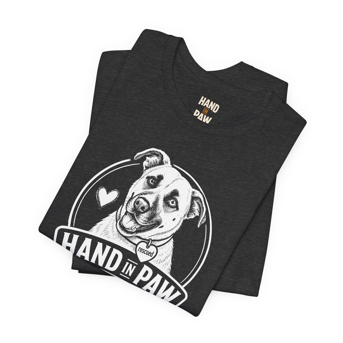 Hand in Paw Rescue Logo T-Shirt
