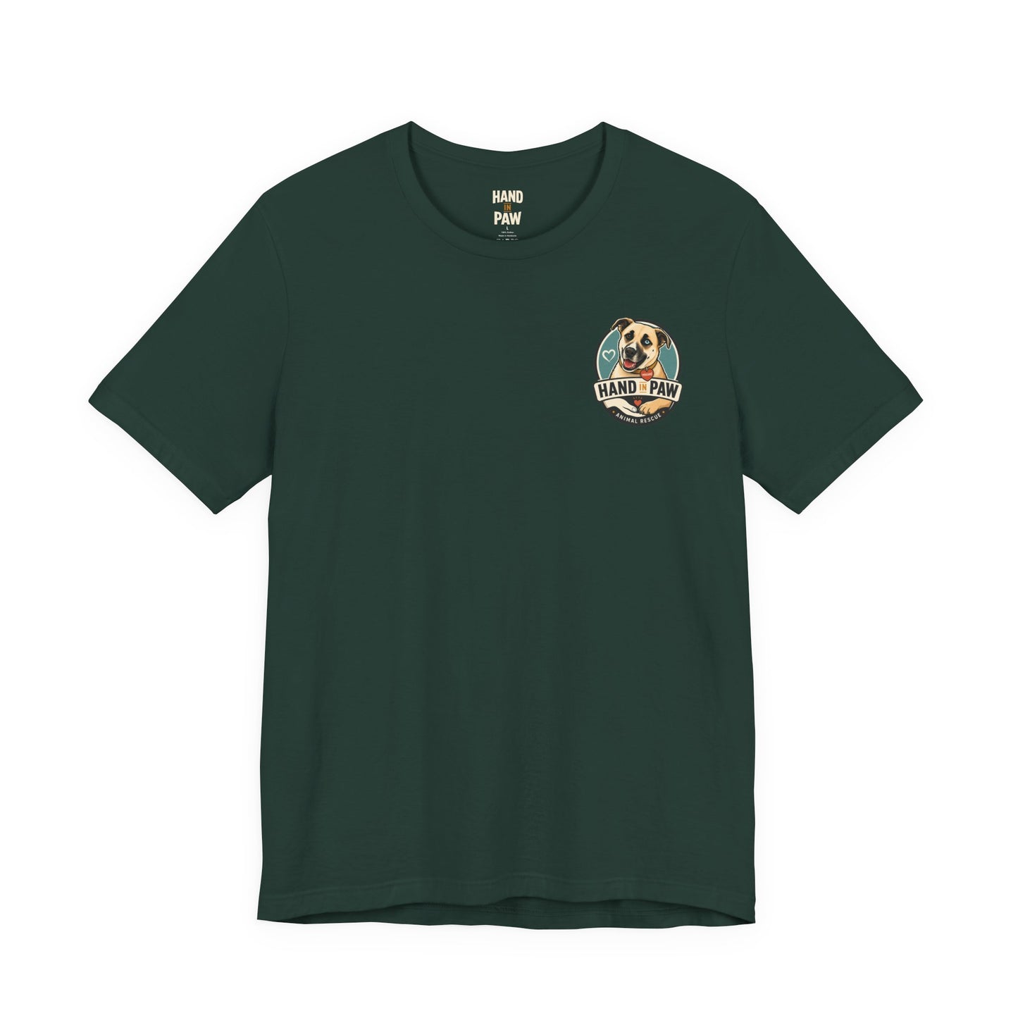 Hand in Paw Rescue Logo T-Shirt