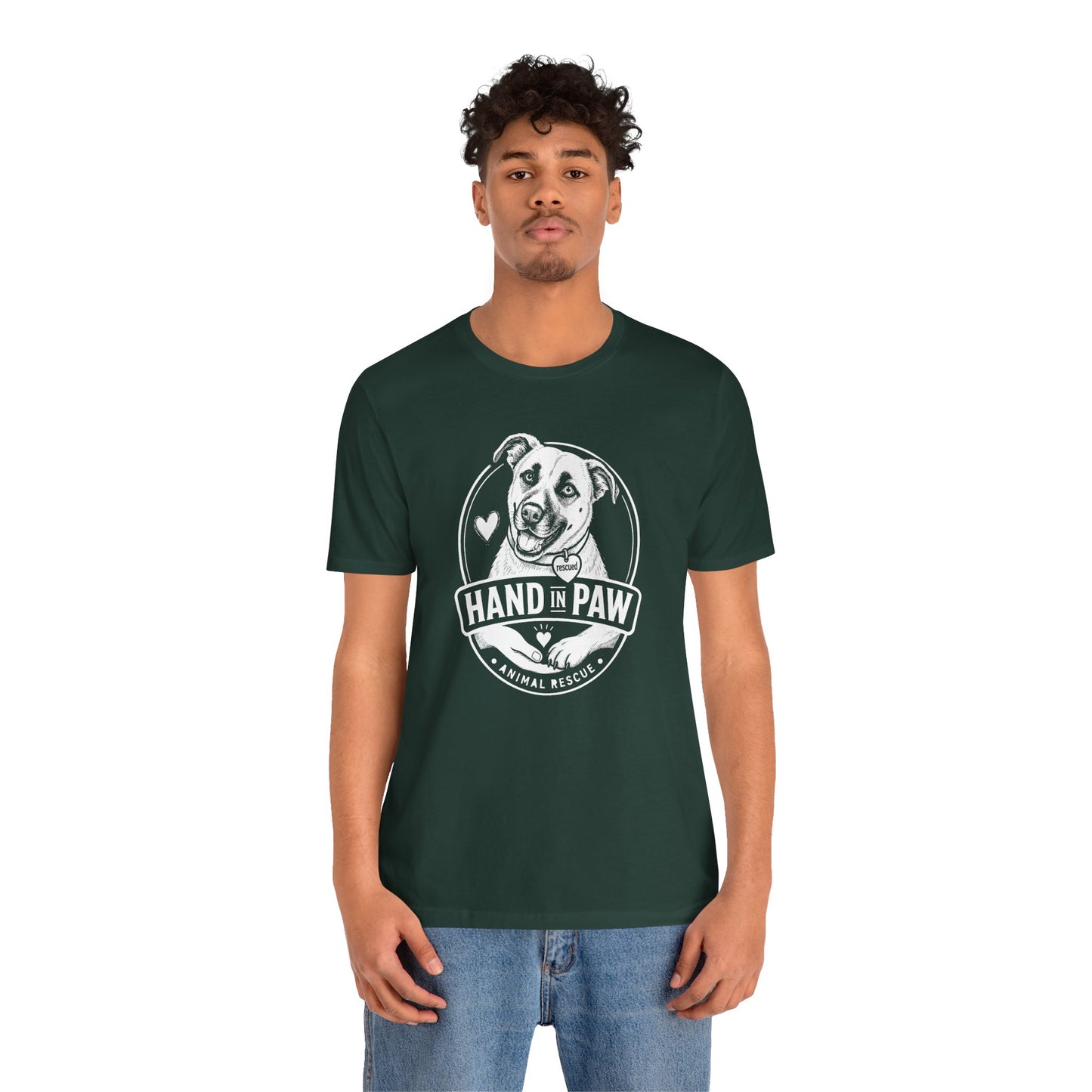 Hand in Paw Rescue Logo T-Shirt