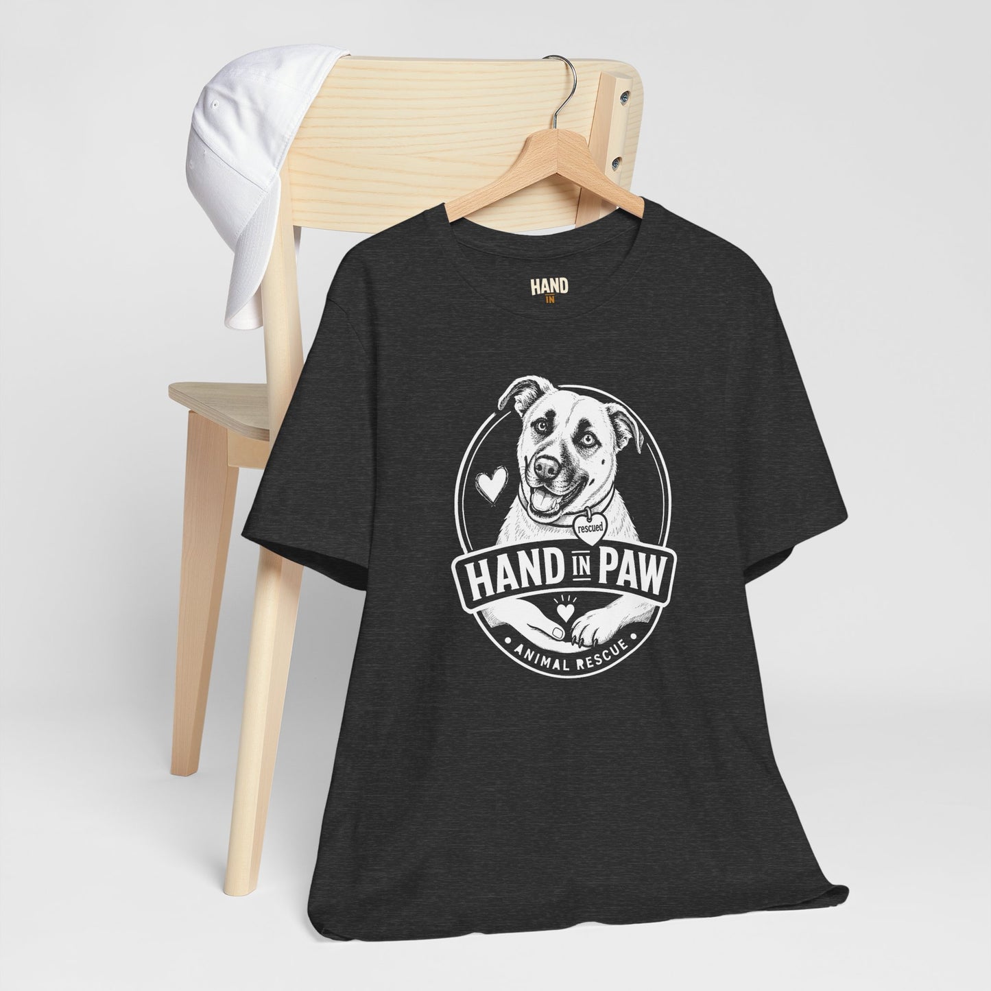 Hand in Paw Rescue Logo T-Shirt