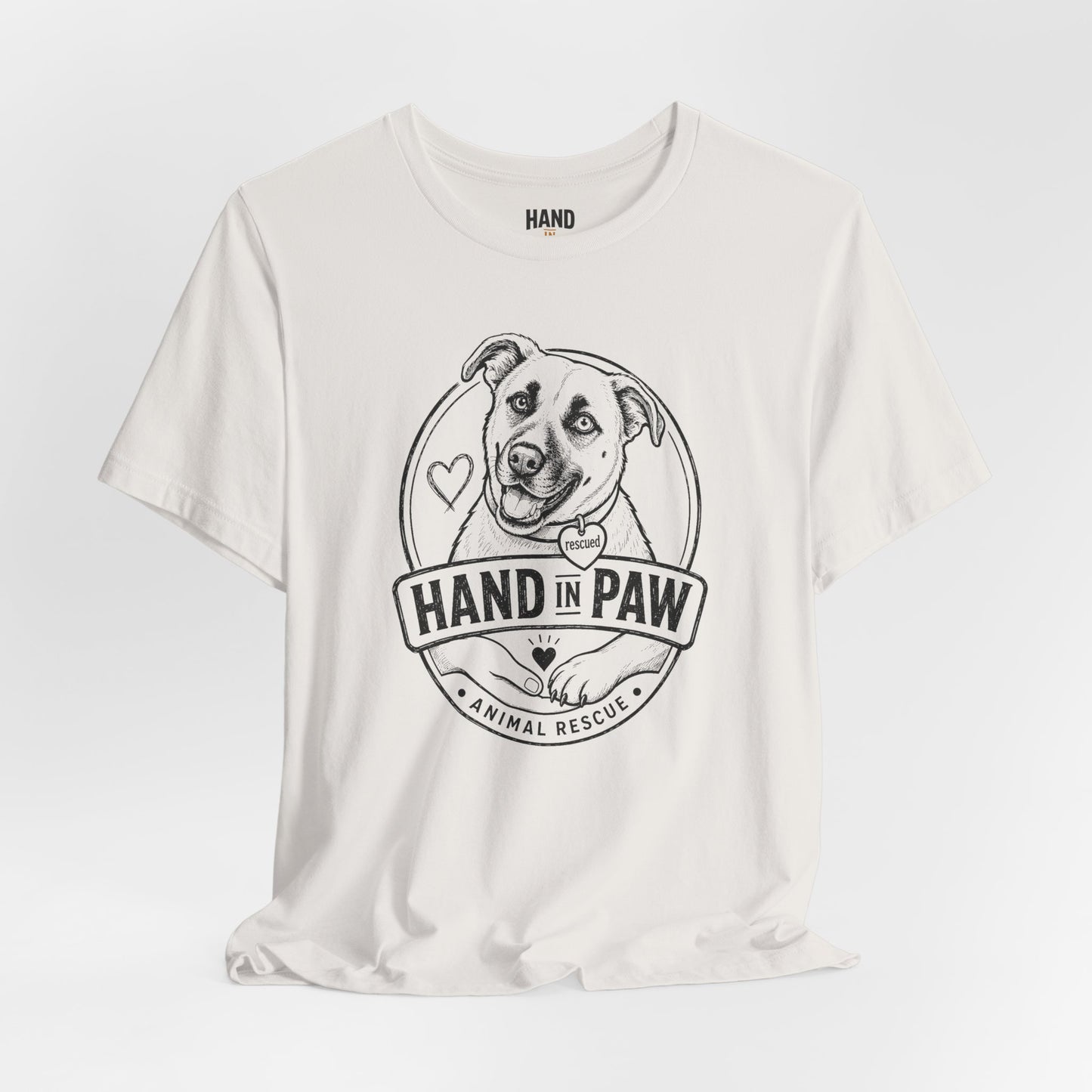 Hand in Paw Rescue Logo T-Shirt