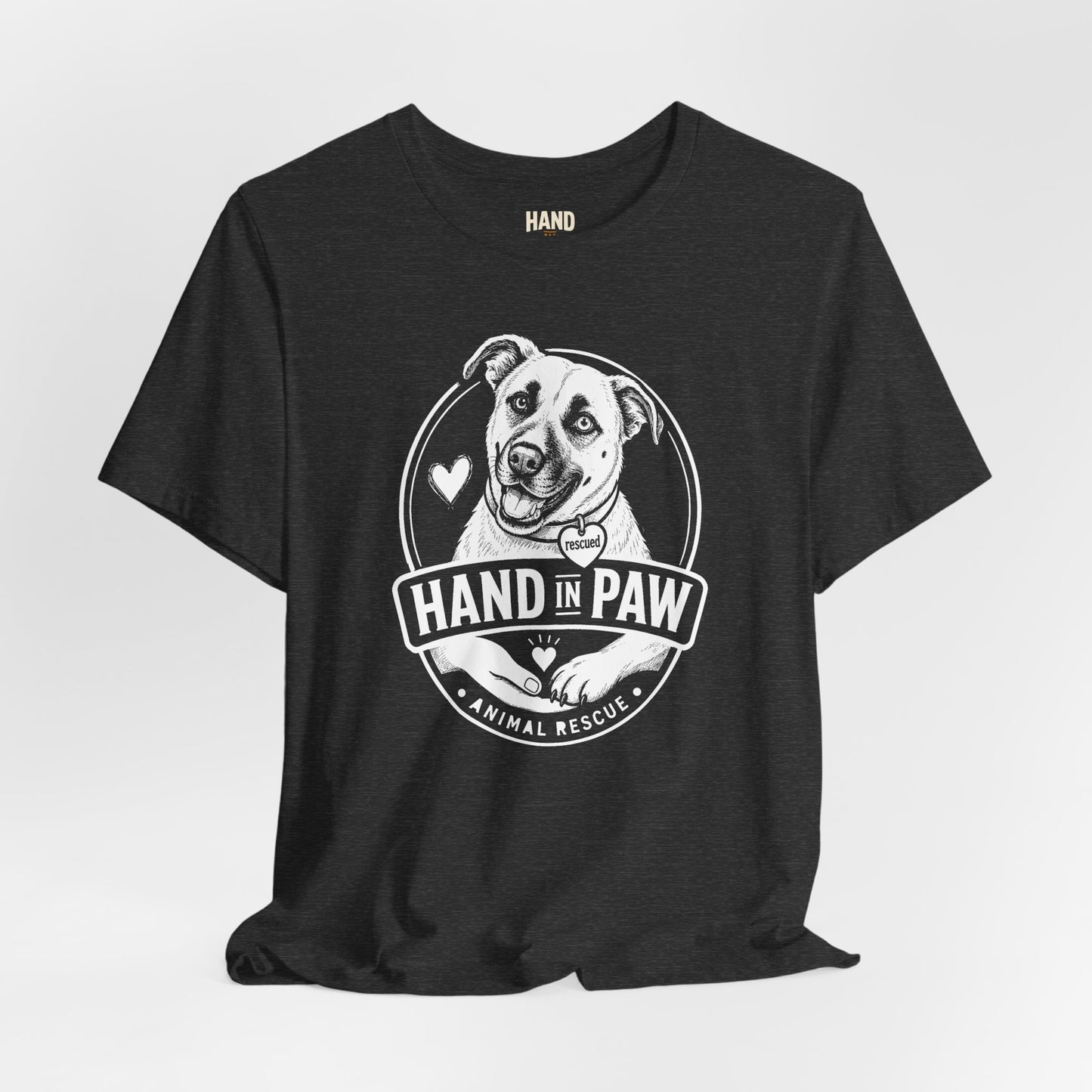 Hand in Paw Rescue Logo T-Shirt